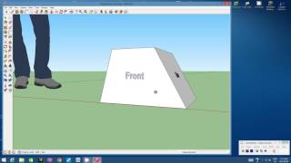 Sketchup 8 Tutorial #5 Trapezoidal Prism and Net (Gr. 8)