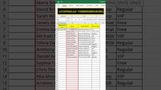 Dynamic Registration Number In Excel Using Formula