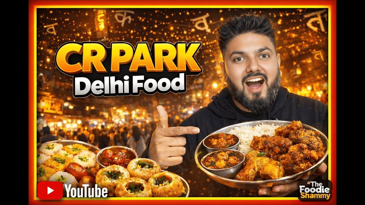 CR Park Food Tour 😍 | Delhi’s Best Bengali Street Food!Puchka/Jhalmuri/Cutlet/Sondesh/Non-Veg Thali😋
