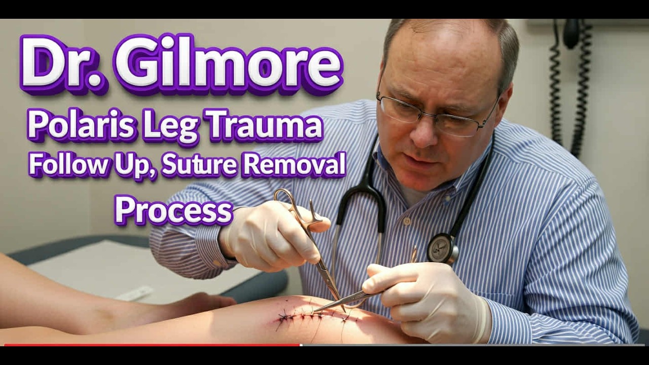 Polaris Leg Trauma Follow Up, Suture Removal Process