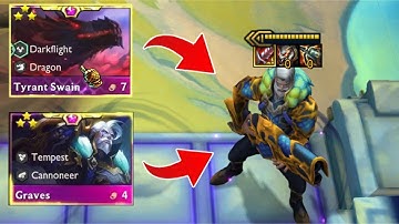 GRAVES+ TYRANT SWAIN⭐ ⭐⭐ " UNSTOPPABLE FORCE"  ! TFT 7.5 REVIVAL #롤체 #tft #teamfighttactics