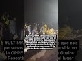 ÚLTIMA HORA! Posibles sobrevivientes en la OPPE 26 de La Guaira: Rescatistas en el lugar