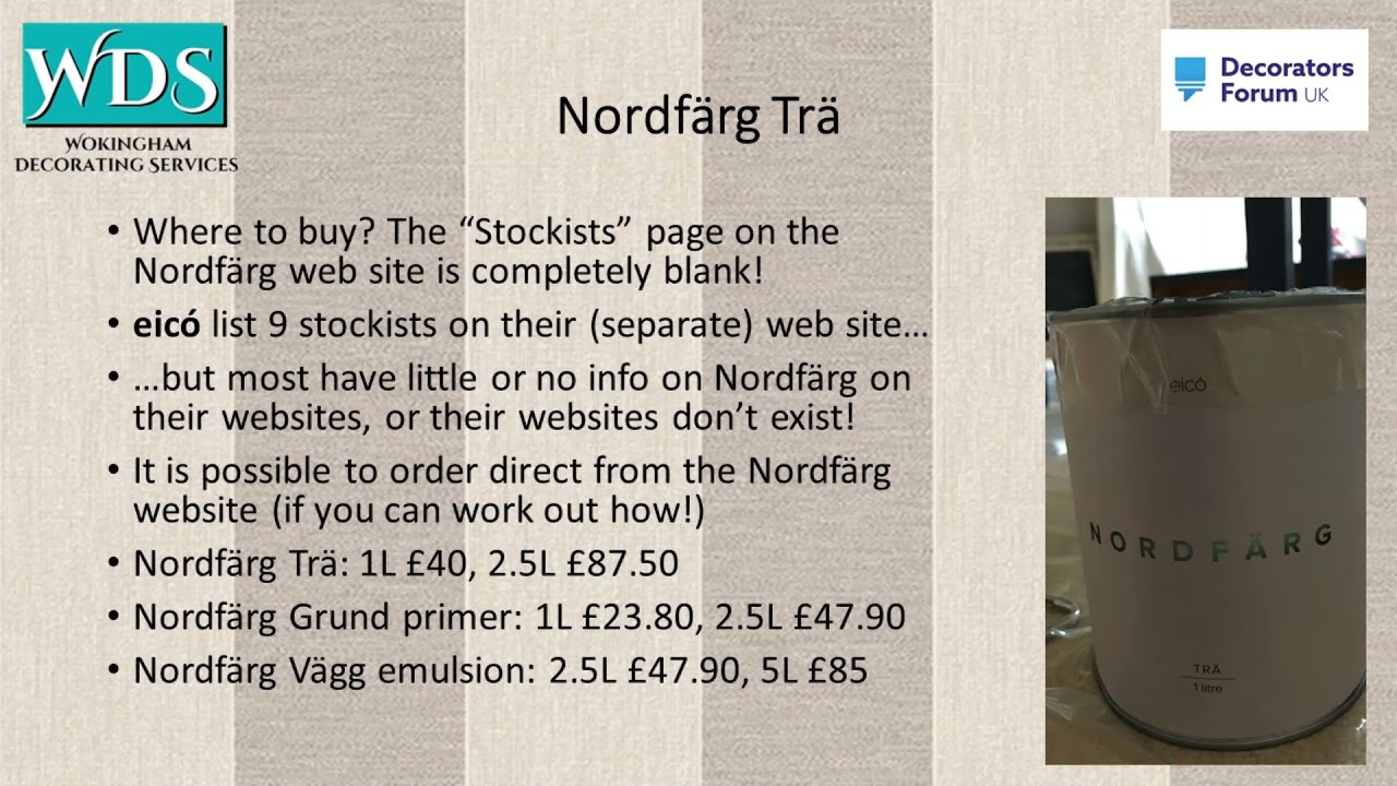 NORDFÄRG TRÄ review from Eicó Paints