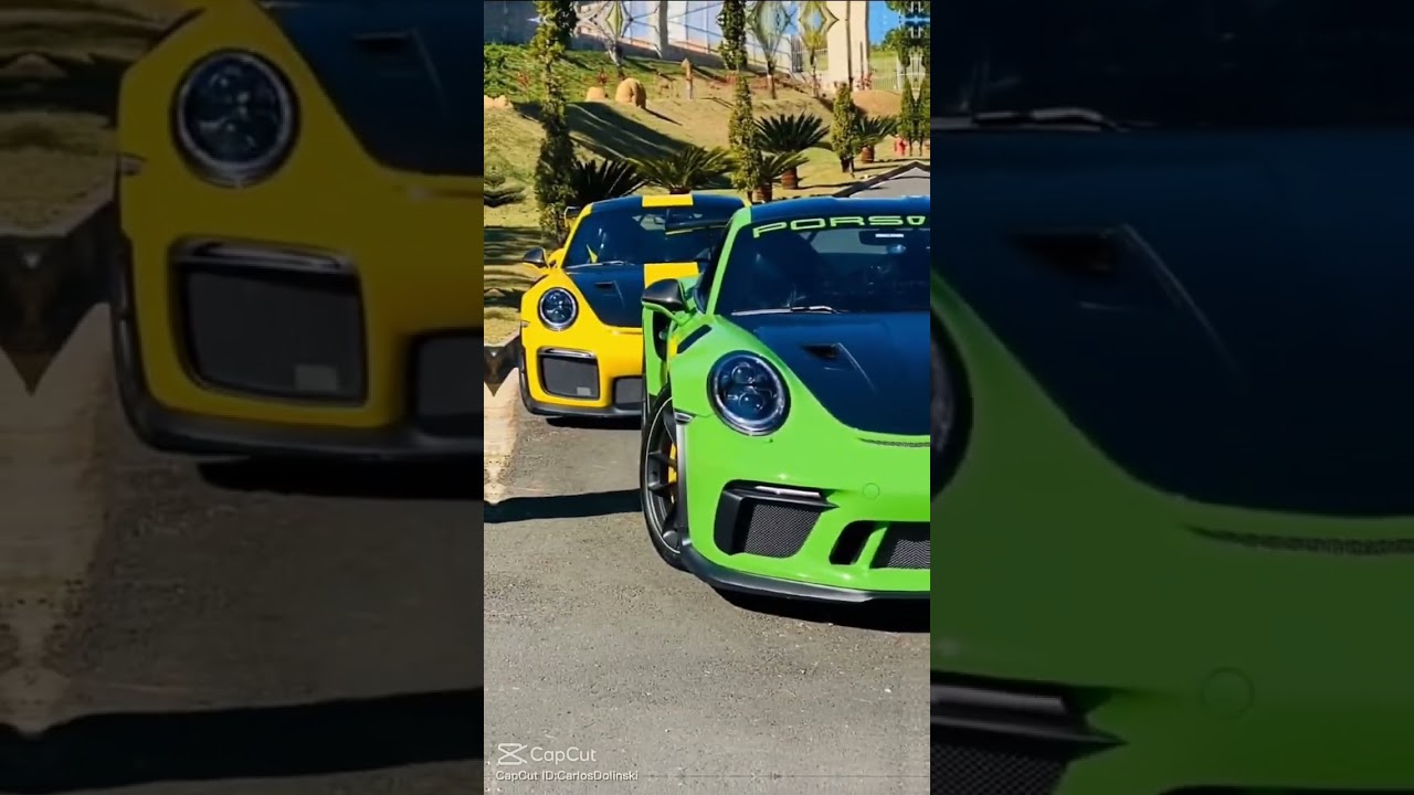 PORSCHE GT3 RS VERDE NEON
