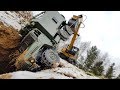 ВЫТАСКИВАЕМ УРАЛ ЭКСКАВАТОРОМ ... RC Truck URAL and RC excavator 1580