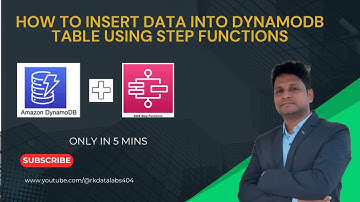 How to insert data into DynamoDB table using Step functions | hands-on | Day-14 #aws #cloudcomputing