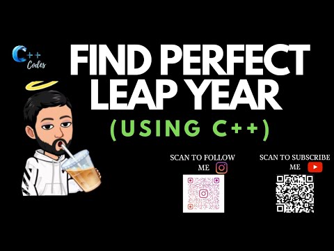 Find a Perfect Leap Year Using C++ in 3 Minutes | TURBO C++ | Programming | C++ | C++ Projects |