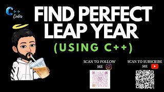 Find a Perfect Leap Year Using C++ in 3 Minutes | TURBO C++ | Programming | C++ | C++ Projects |