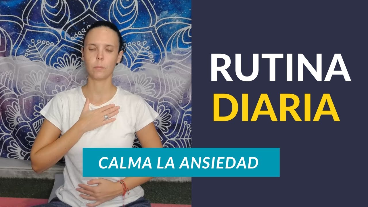 RUTINA De EJERCICIOS Para CALMAR LA ANSIEDAD (5 Minutos) - YouTube