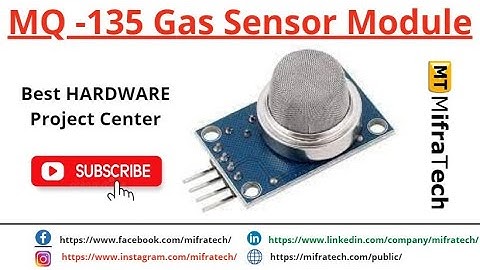 MQ -135 Gas Sensor Module - Mifratech#bestsensorprojects#bestarduinoprojects#bestroboticprojects