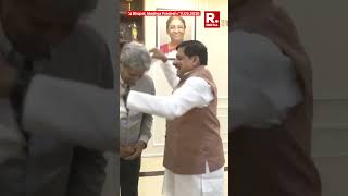 Former Indian Cricket Captain Kapil Dev Meets Madhya Pradesh Chief Minister Mohan Yadav
