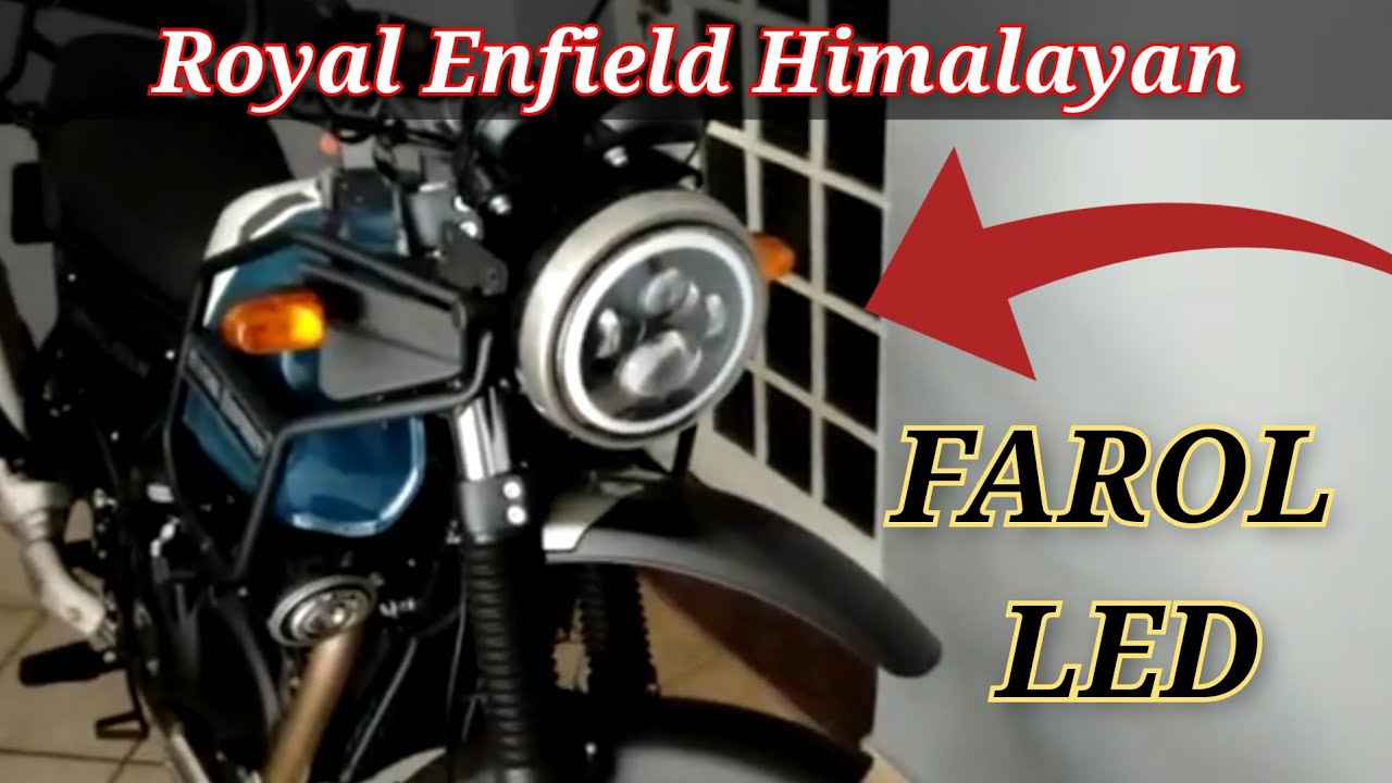 Royal Enfield Himalayan / Farol de Led / DRL YouTube