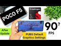 Poco f5 pubg 90fps graphics after update pocof5 