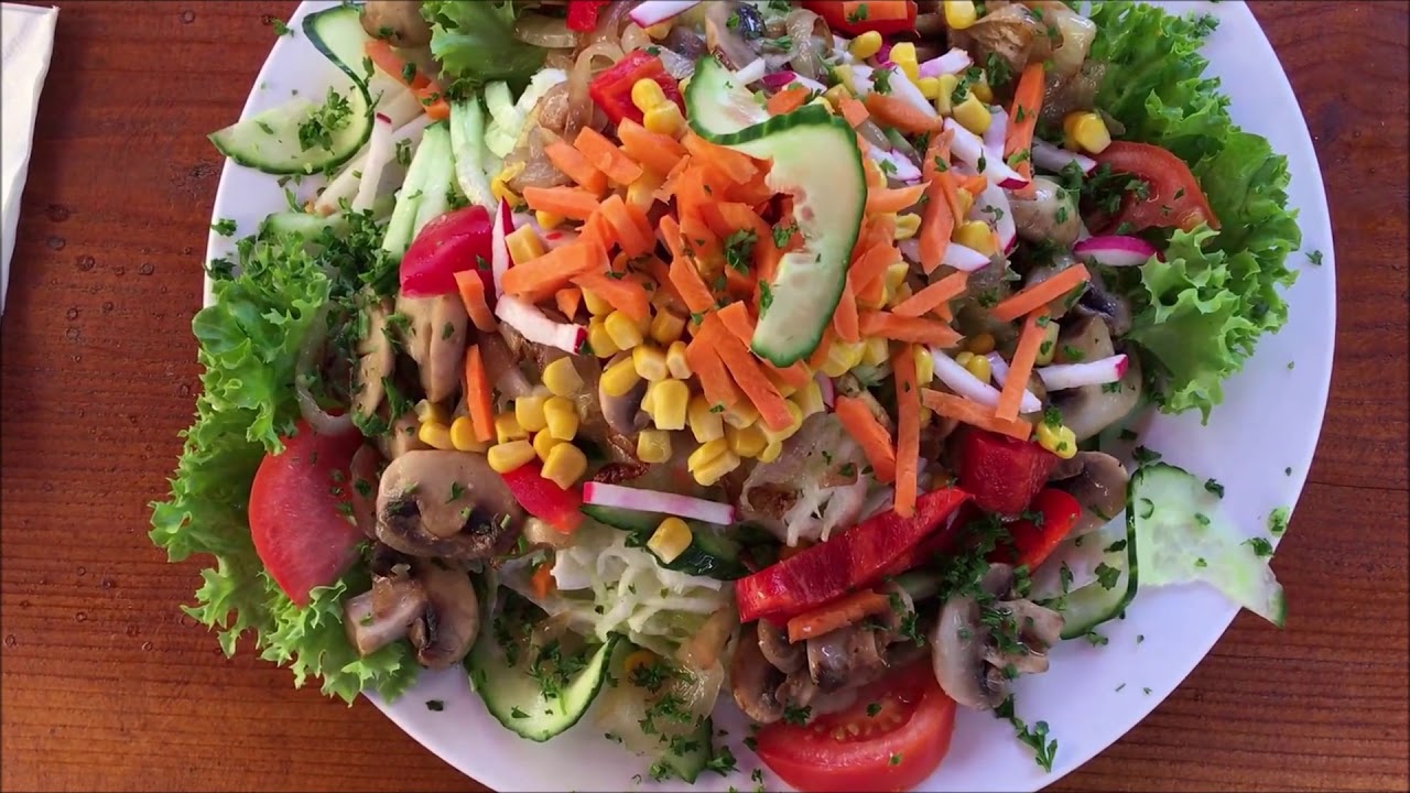 Chefsalat Salatteller Salat - YouTube