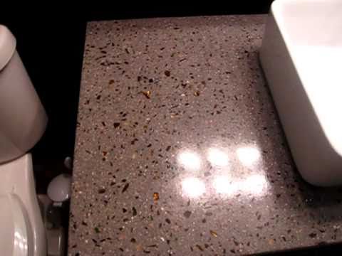 Fiber Optic Concrete Countertop Youtube