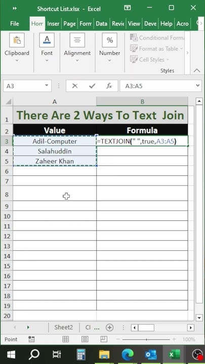 excel-tutorial-how-to-text-join-in-excel-excel-exceltips-trending
