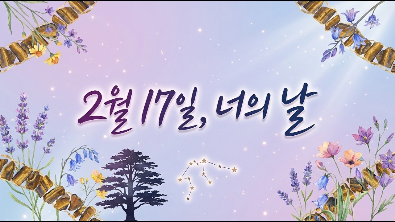2월 17일 생일인 분에게 선물해주세요 | 2월 17일 생일 축하 노래 🌱 | 꾸미지 않아도 빛나는 당신에게