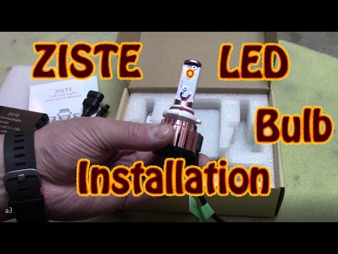DIY Ziste 4K LED Light Bulb Headlight Bulb Installation  98 Chevy K1500 Headlight Bulb Replacement