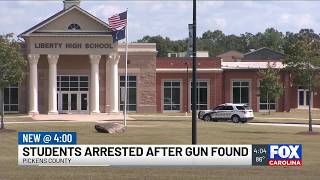 3 students arrested after gun found in car at Liberty High School, officials say