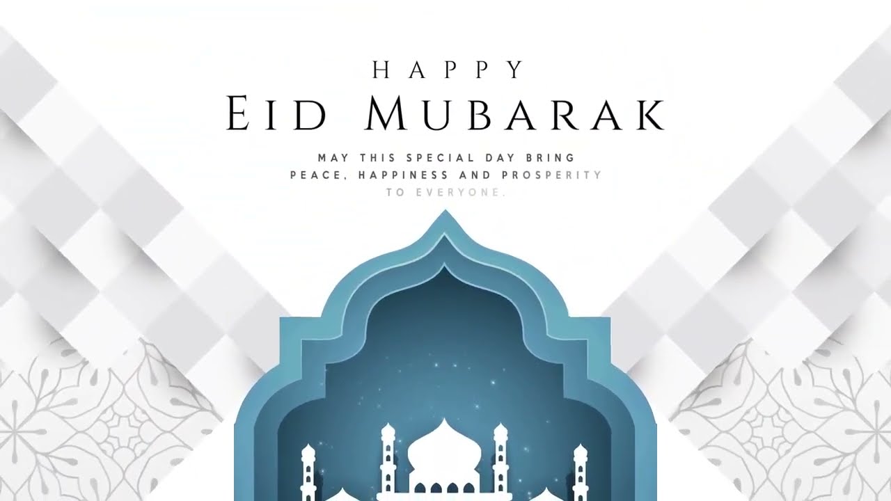 Eid Mubarak Greetings - Free Download After Effects Template