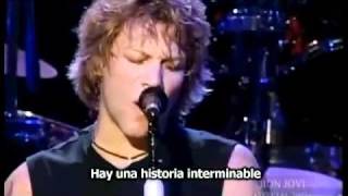 Video thumbnail of "The Distance - Bon Jovi Subtitulado Subtítulos Español"