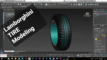 TIRE Modeling in 3ds Max | Tutorial w/Special Tricks