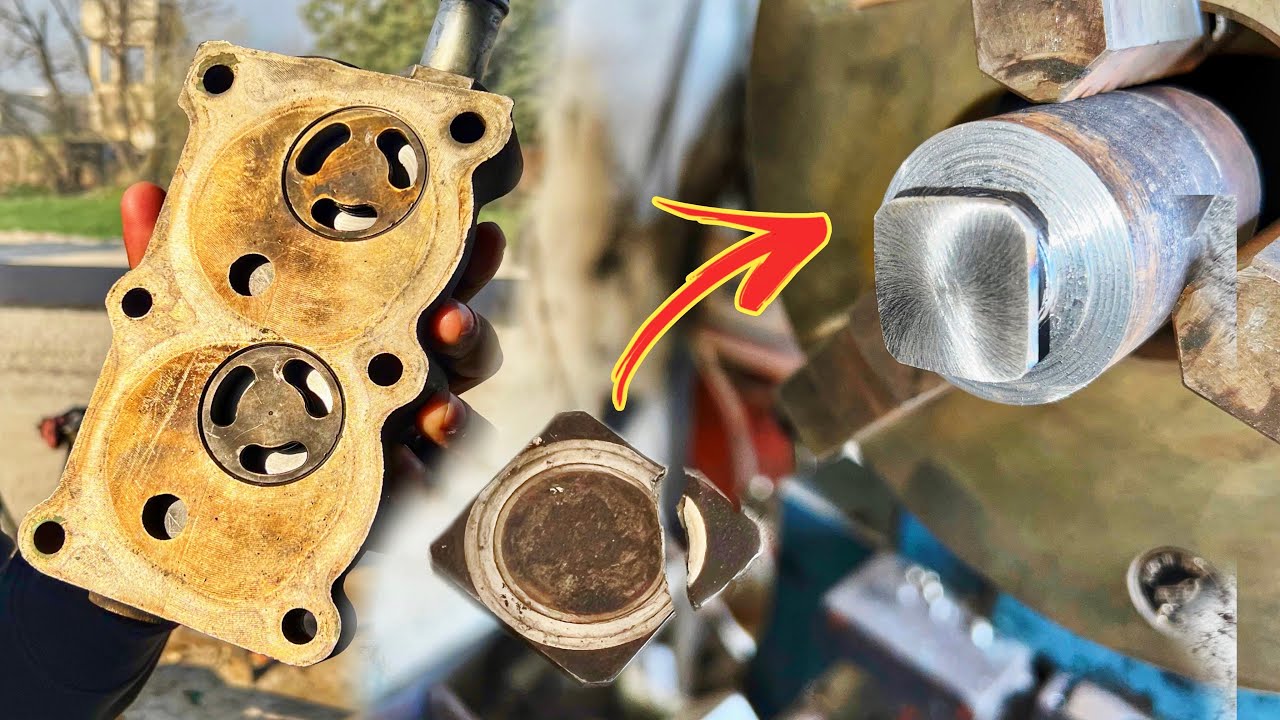 How is a truck air brake compressor cylinder head overhauled youtube