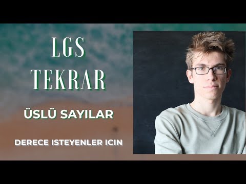 LGS ÜSLÜ SAYILAR TEKRARI (DERECE YAPMAK İSTEYEN İZLESİN!)