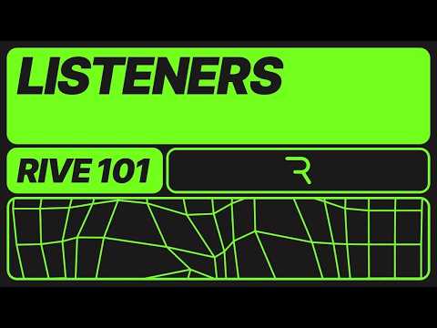 Rive 101 - Listeners