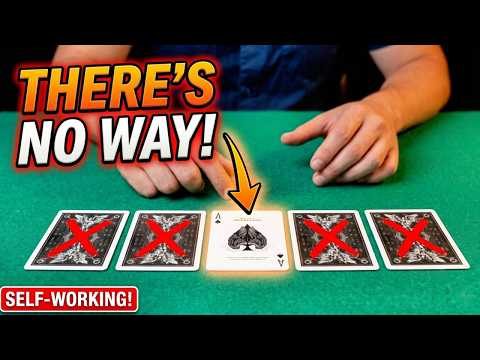 Minutes to Learn. IMPOSSIBLE to Explain! (Self-Working Card Trick)