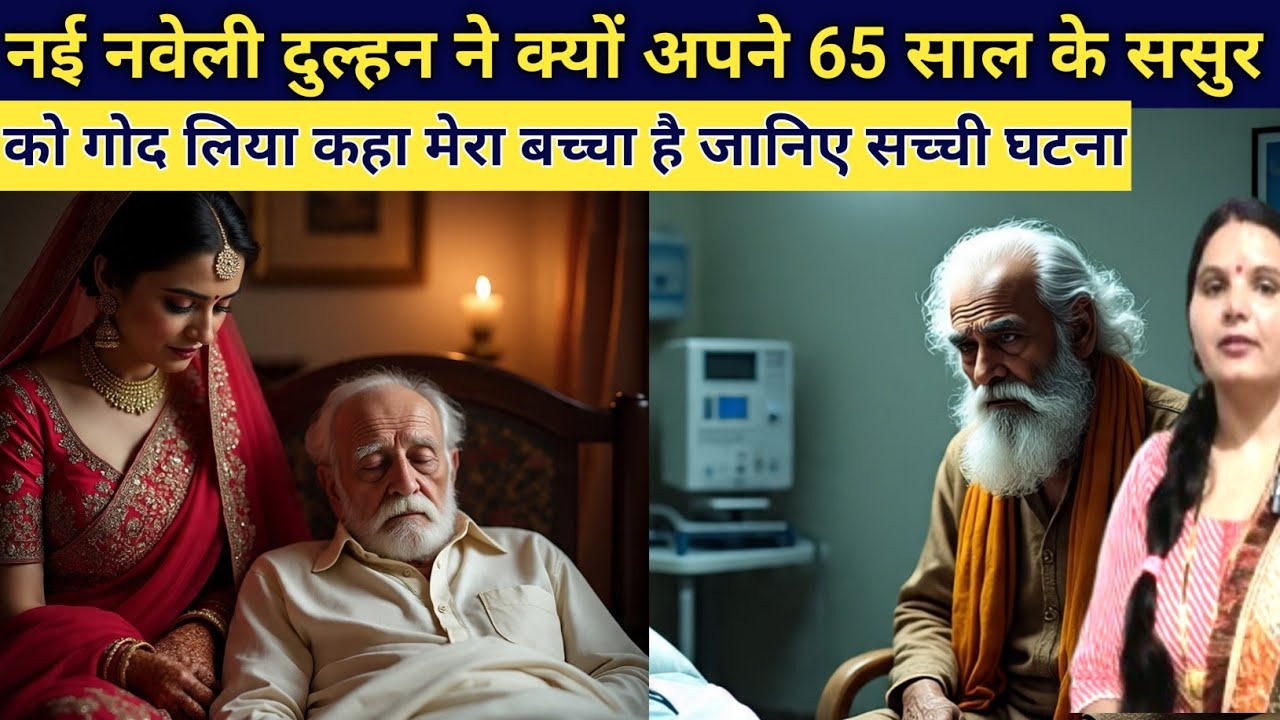 आखिर क्यों नई नवेली दुल्हन ने अपने ही ससुर को लिया गोद कहा यह मेरे बच्चे हैं emotional story सच्ची 