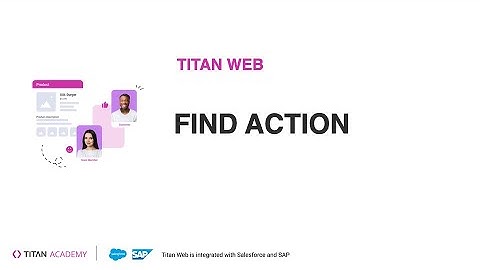 The Find Action In Push Integration To Salesforce | Titan Web