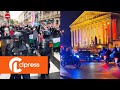 Manifestation nocturne pour rafah jusqua lassemble nationale 29 mai 2024 paris france 4k