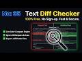 35 Free Text Diff Checker & Comparator 2026 100% Offline, Side-by-Side Comparison, No Signup Needed