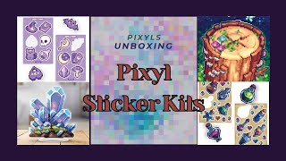 Full Unboxing Pixyls - Pixyl Sticker Kits News