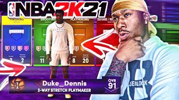 How To Make The BEST 2 WAY STRETCH PLAYMAKER On NEXT GEN NBA 2K21!
