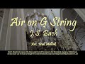 Air on g string1 j s  bach arr  fred mellink