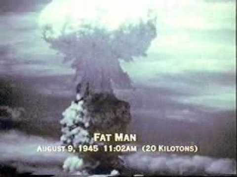 Ядерный взрыв - Fatman (Nagasaki)