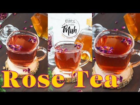 تصویری: دستور پخت چای گلبرگ رز و تکه های یخ گلبرگ گل رز
