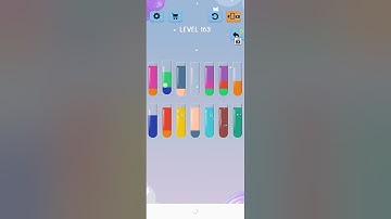 Water Color Sort Level 163 Walkthrough Solution ioS/ android