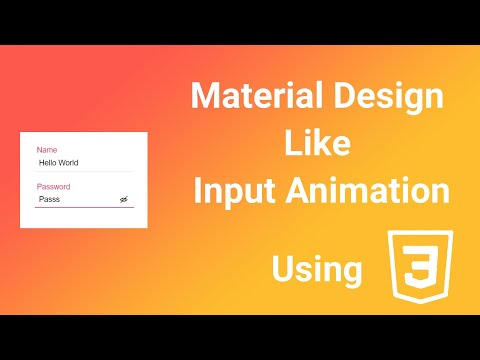 Material Design Form