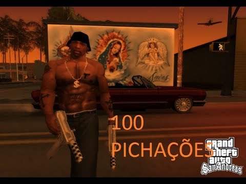 GTA San Andreas: Mapa com a localização das 100 pichações do jogo -  Millenium