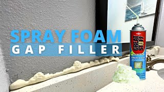 Using Spray Foam for Countertop Support