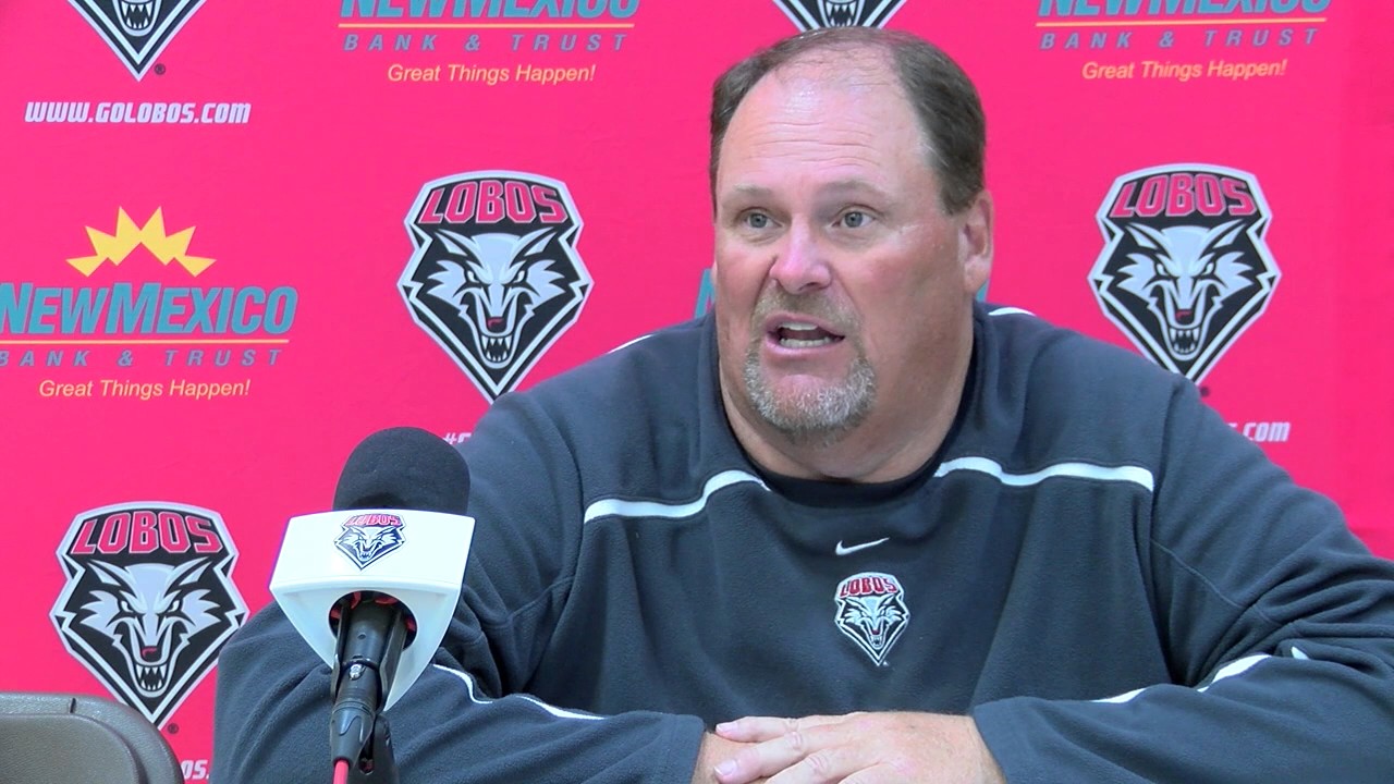 football score Lobo Vollyball Preseason Presser