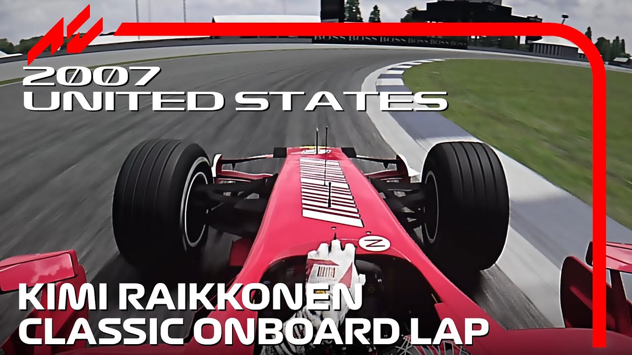NEW FERRARI F2007 SOUND MOD! | F1 2007 - United States | Kimi Raikkonen P4 Lap | 