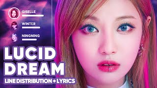 aespa - Lucid Dream / 자각몽 (Line Distribution   Lyrics Karaoke) PATREON REQUESTED