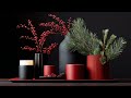 Minimal Christmas Still Life Frame TV Art Screensaver