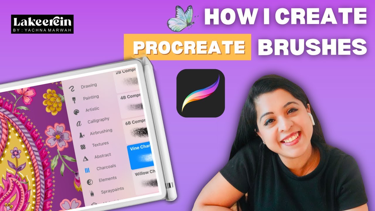 How to make a Procreate Brush | Make your own Procreate Brush | Diamond Brush