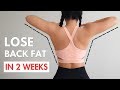 Lose back fat in 2 weeks standing sitting workout repeat 2x add light dumbbells