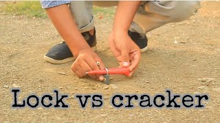 Download lagu Opening Lock With Cracker | Lock Vs Bomb | Easy Way to Open Lock